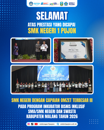 SMK Negeri dengan Capaian Omzet Terbesar III 