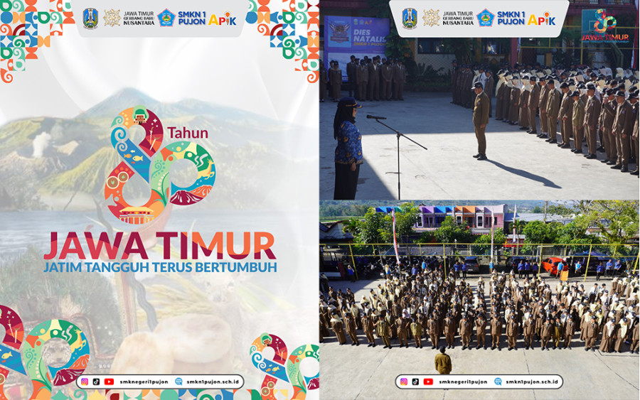 SMKN 1 Pujon Rayakan Hari Jadi ke-80 Provinsi Jawa Timur