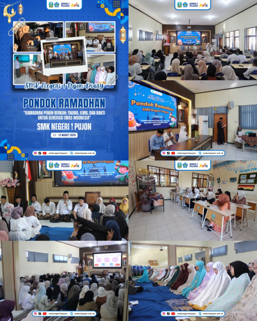 Tingkatkan Taqwa dan Prestasi, SMKN 1 Pujon Sukses Selenggarakan Pondok Ramadhan